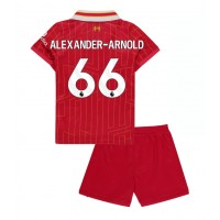 Echipament fotbal Liverpool Alexander-Arnold #66 Tricou Acasa 2024-25 pentru copii maneca scurta (+ Pantaloni scurti)